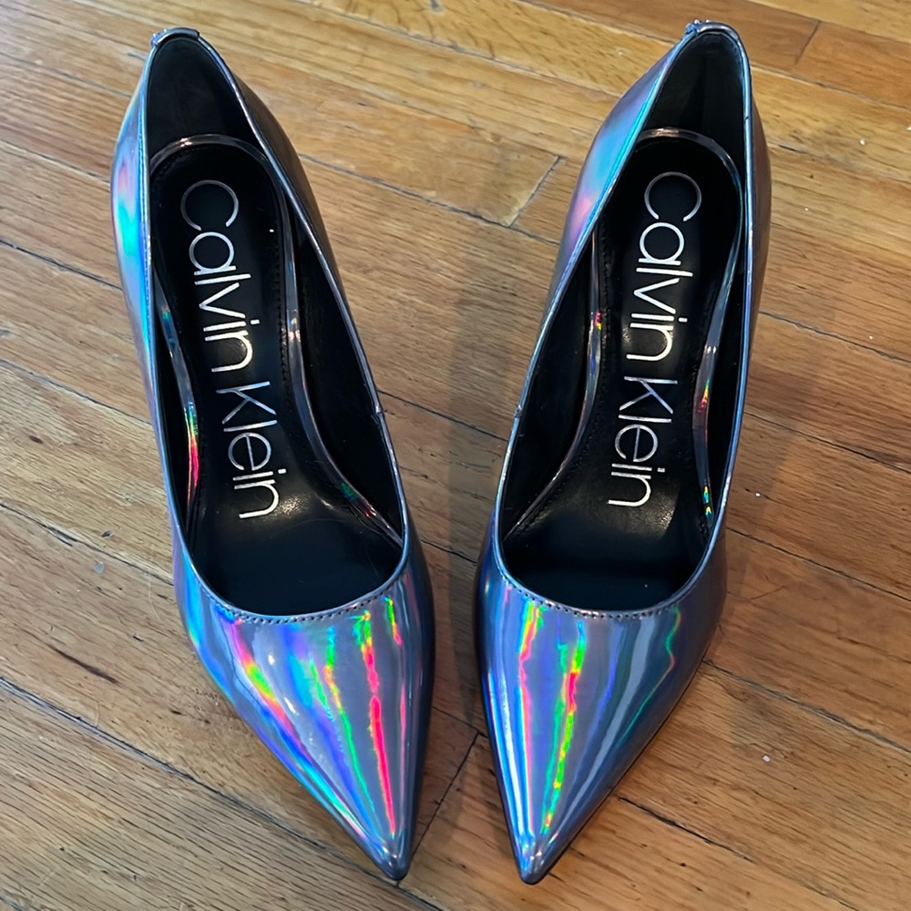 Calvin Klein Brand New Iridescent Shoes
